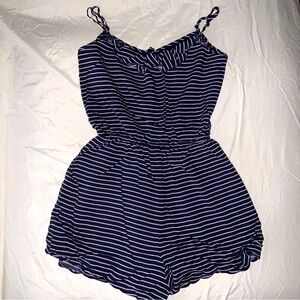 Purple and Navy Abercrombie romper
